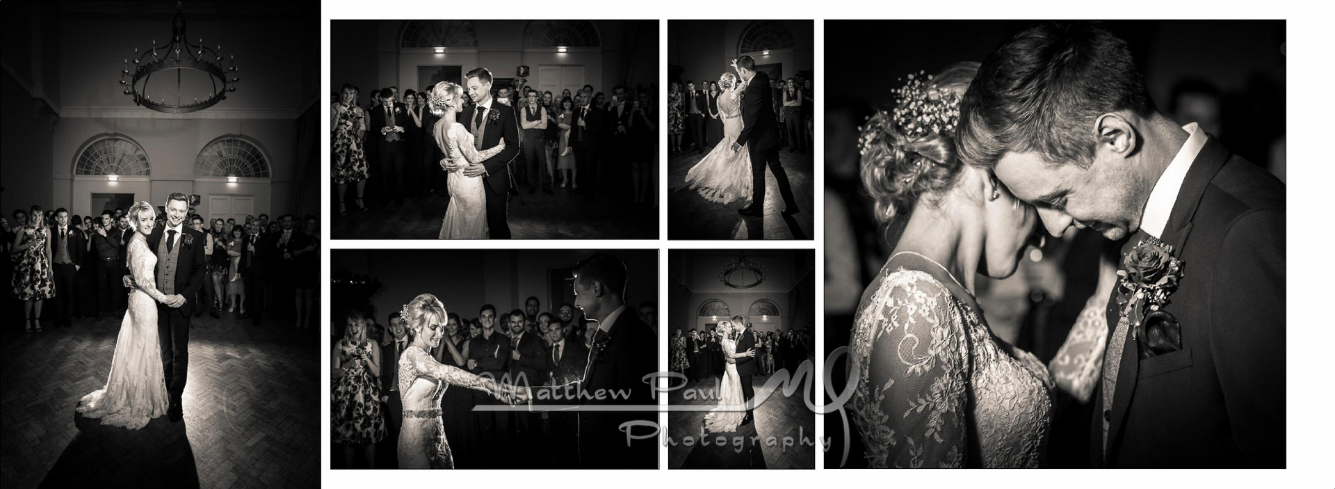 Farnham castle first dance, dramatic lighting, sepia