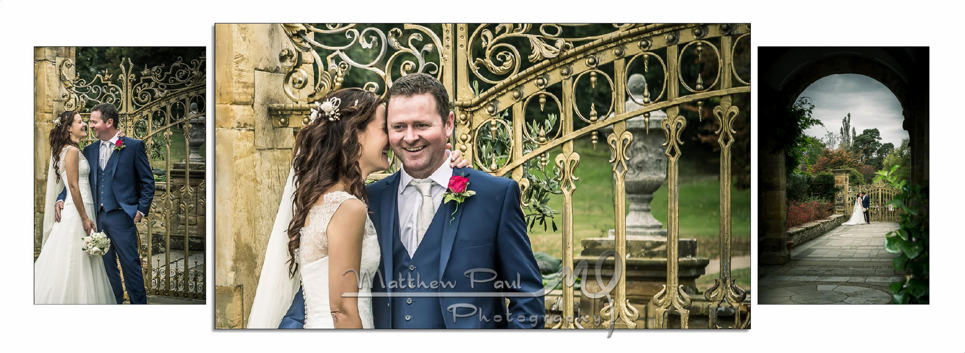 Hever Castle wedding couple photographs